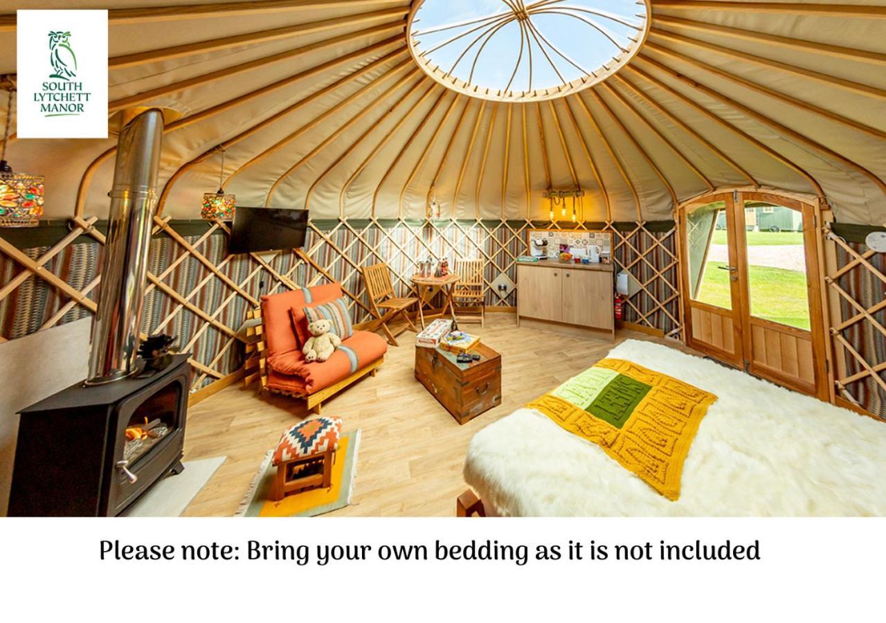 Glamping At South Lytchett Manor Hotel พูล ภายนอก รูปภาพ